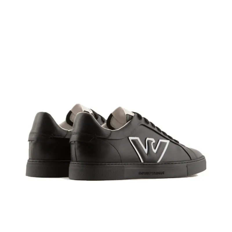 EMPORIO ARMANI Logo embossed Lace up Sneakers-3