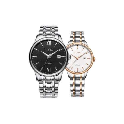 Fiyta Classic Collection Automatic Mechanical Movement Watch Unisex White Dial