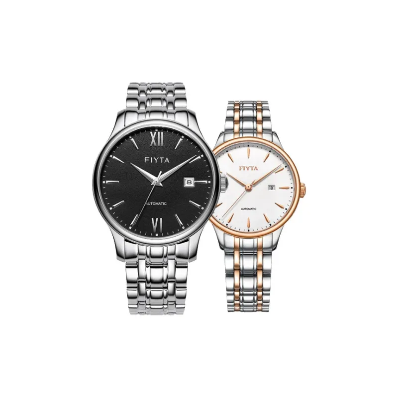 Fiyta Classic Collection Automatic Mechanical Movement Watch Unisex White Dial-0