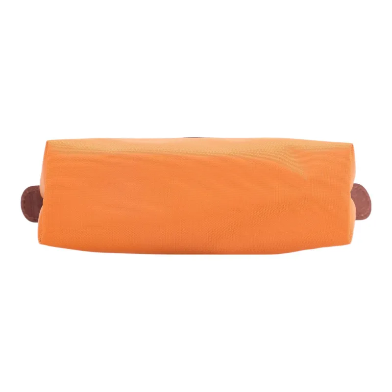 LONGCHAMP Le Pliage Polyamide, Cow Leather, Canvas Dumpling Bag Handbag Women's Light Orange-4