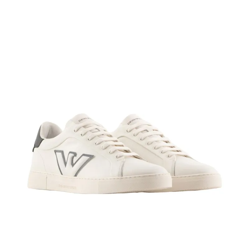 EMPORIO ARMANI Logo-patch Low-top Sneakers-1