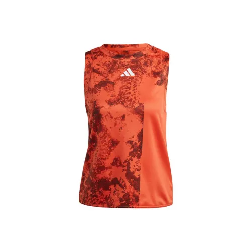 Adidas SS23 French Open Series Tank Tops Women's Orange