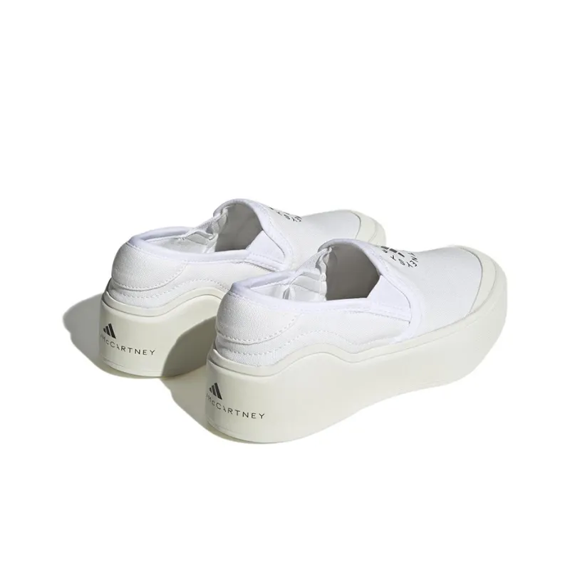 Adidas Court Slip On By Stella McCartney Cloud White Core Black-2