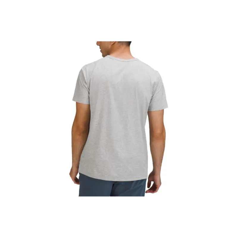 Lululemon The Fundamental T Shirts Men Mixed Color Silver Drop-1