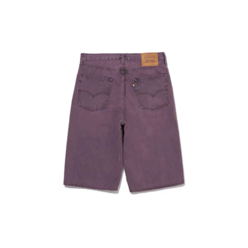 Levis SS23 PRIDE Series Denim Shorts Men Purple-1