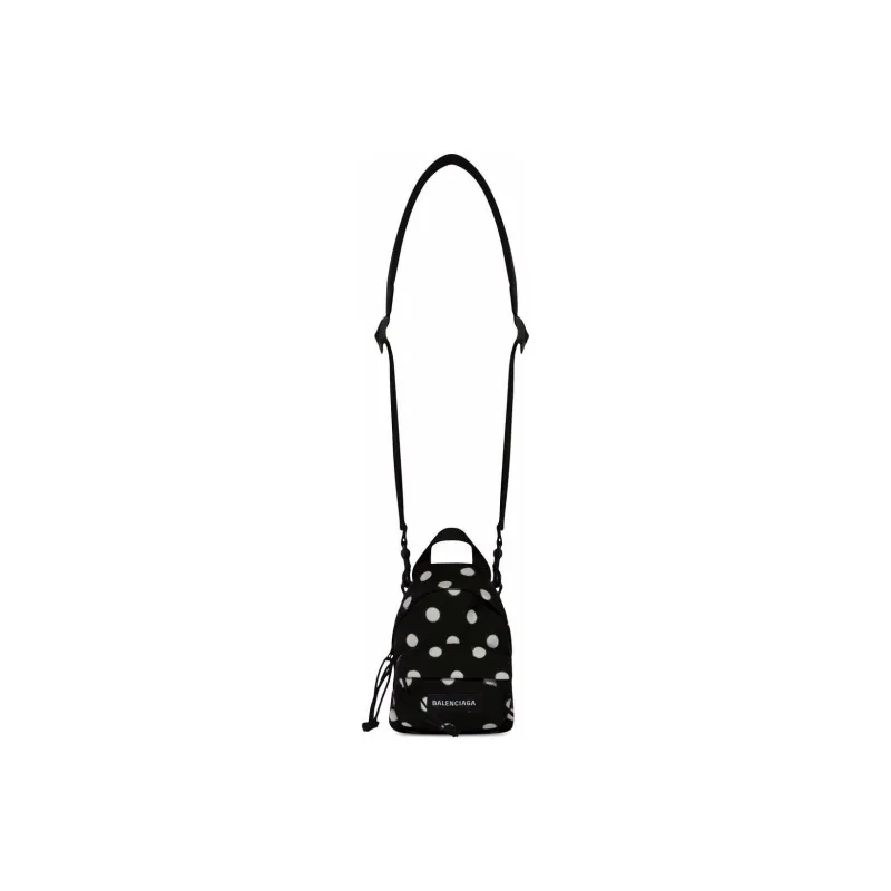 Balenciaga Nylon Backpack Mini Unisex Black-1