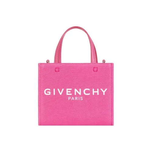 givenchy Skirts Washed Cotton Canvas Bag, Tote Bag, Shopping Bag, Handbag Mini Women's Neon Pink