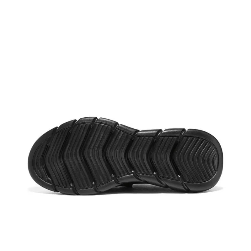 Skechers BOBS B FLEX Cushioning, Wear Resistant Low Top Casual Shoes Men's Pure Black-4
