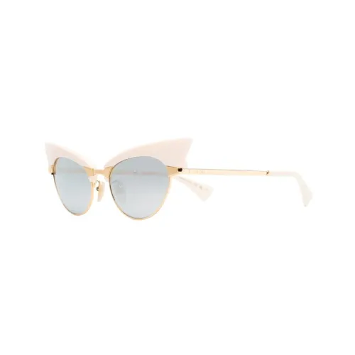 GUCCI Interchangeable-rim Oval Sunglasses