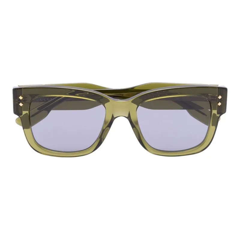 GUCCI Transparent Square frame Sunglasses-1