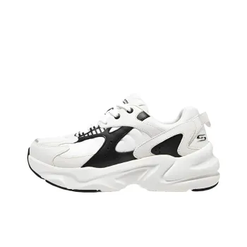 Skechers BOBS BAMINA 2 Cushioning Wear Resistant Low Top Casual Shoes Men's Black White