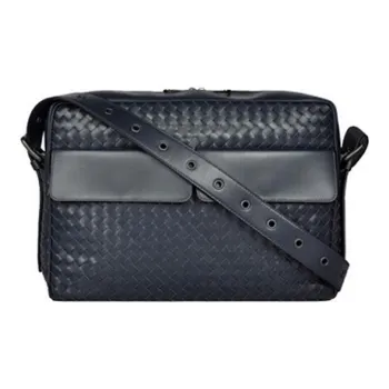 Bottega Veneta Sheepskin Shoulder Bag Crossbody Bag Regular Men's Dark Blue
