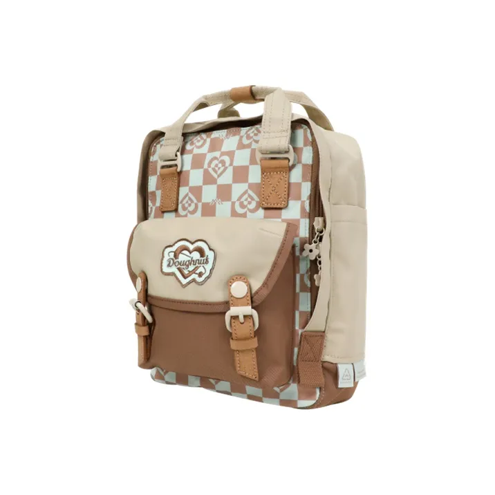 Doughnut Polyester Laptop Bag Handbag Tote Bag Crossbody Bag Mini Women's Mushroom Pattern/Cream Pattern-1