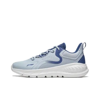 LiNing EasyFit Fle Slip Resistant, Abrasion Resistant, Breathable Low Top Running Shoes Men's Gray Blue