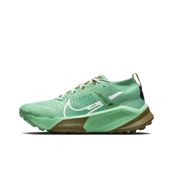 Nike ZoomX Zegama Trail Spring Green Olive Flak Black White