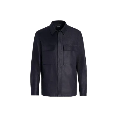 Zzegna Jackets Men Navy