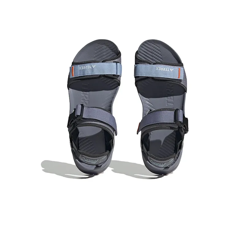 Adidas Terrex Hydroterra Sandals 'Grey Blue Orange'-4