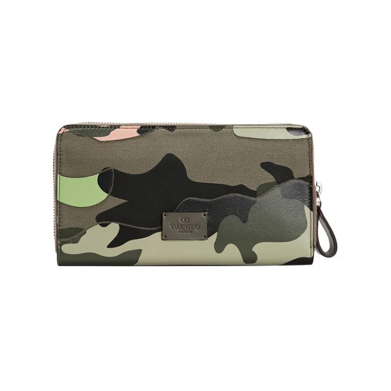 Valentino Fabric Clutches Wallets Women's Camouflage-0