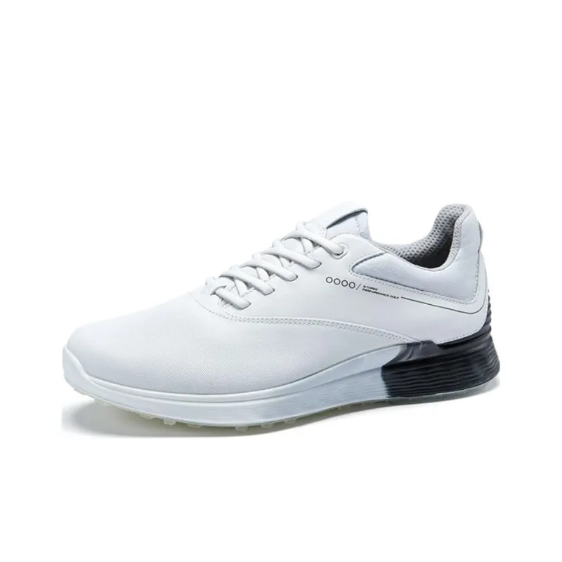 Ecco Golf S3 Low Top Sports Casual Shoes Men's White-1