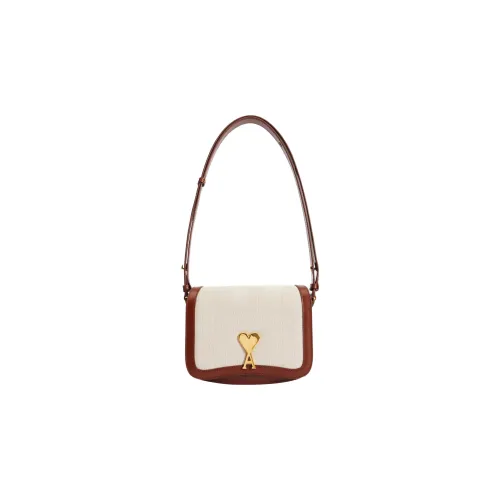 AMI Paris Two-tone Shoulder Bag