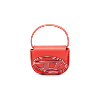 DIESEL Cow Leather 1DR Bag Crossbody Bag Shoulder Bag Mini Women's Red