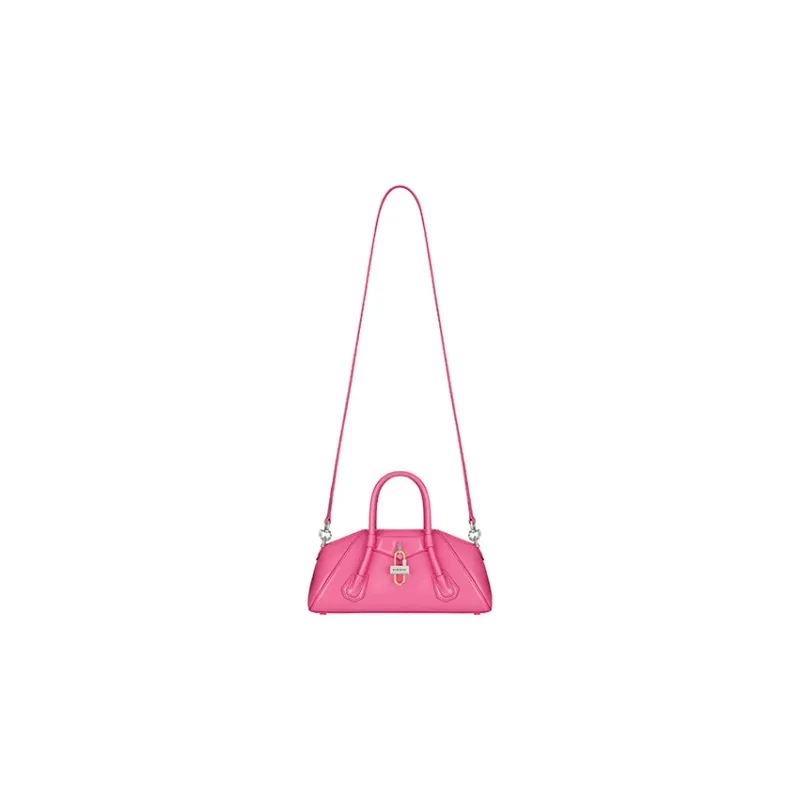 GIVENCHY Antigona Calfskin Shoulder Bag Crossbody Bag Handbag Mini Women's Neon Pink-1