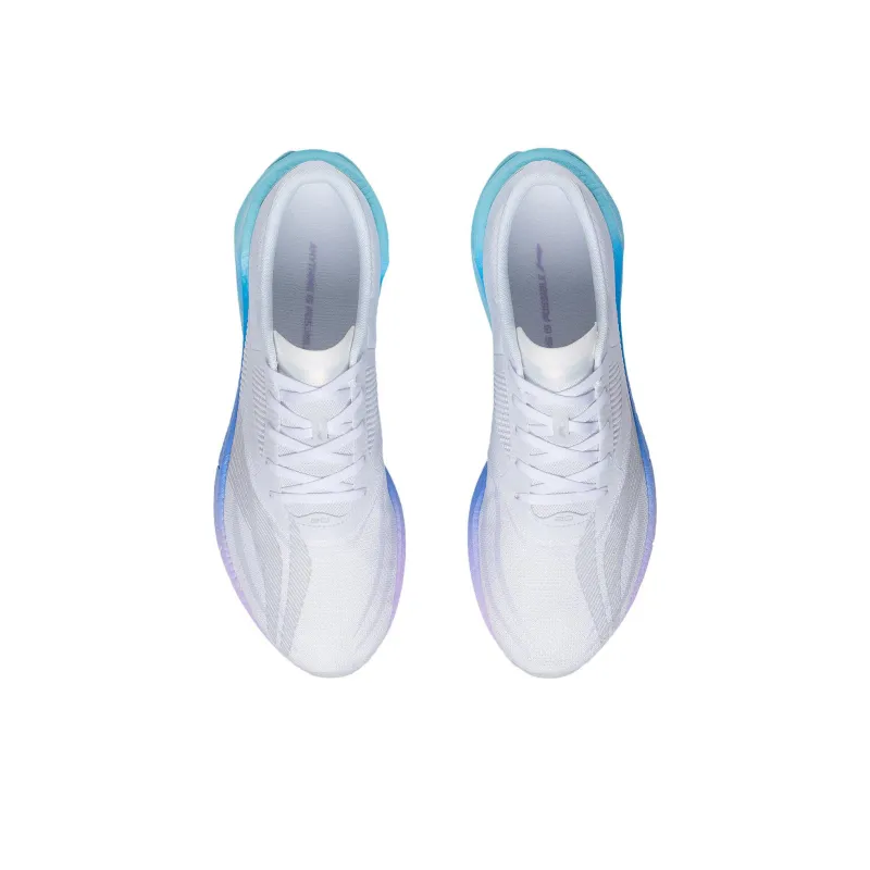 LiNing Super Light 20 Cushioning Breathable Lightweight Low-Top Running Shoes Men's Gray Blue Purple-3