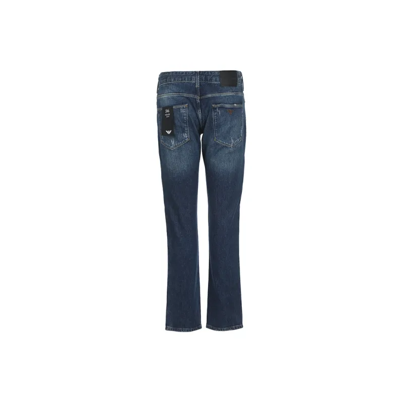 EMPORIO ARMANI Low rise Straight Jeans-1