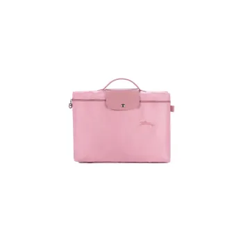 LONGCHAMP Cow Leather Trim Document Bag Handbag Regular Women's Petal Pink