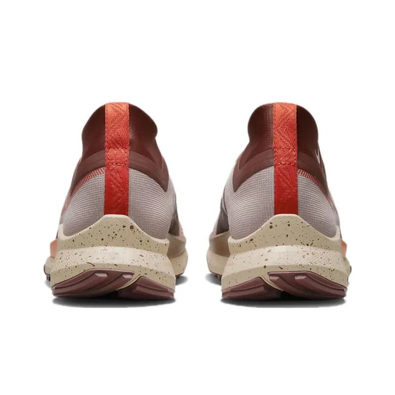 Nike React Pegasus Trail 4 Gore Tex Diffused Taupe Dark Pony Sail Picante Red Women's-4