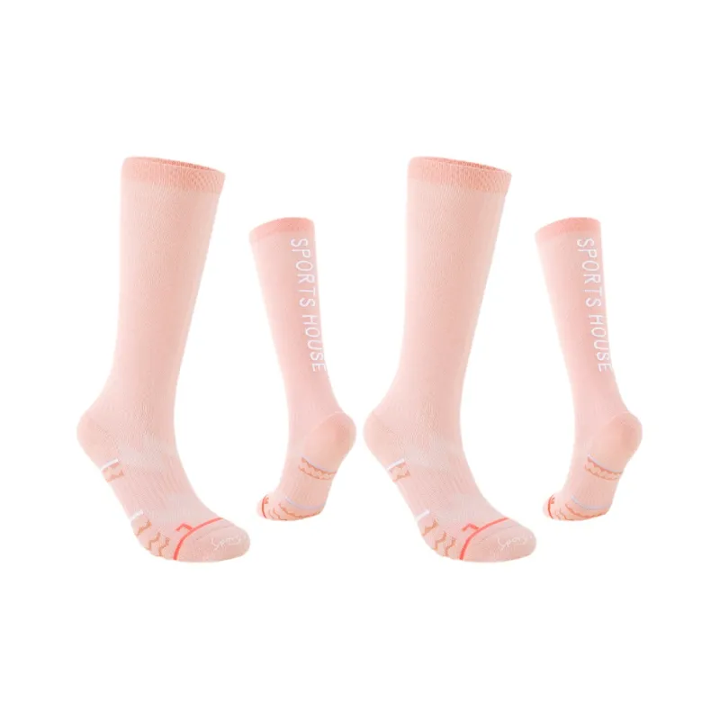 SPORT'S HOUSE Sports Socks Multicolor Nylon Cotton Women's 2 Pack-11