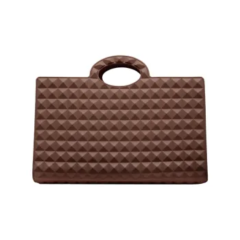 Valentino Rubber Tote Bag, Shopping Bag, Shoulder Bag, Handbag Women's Caramel