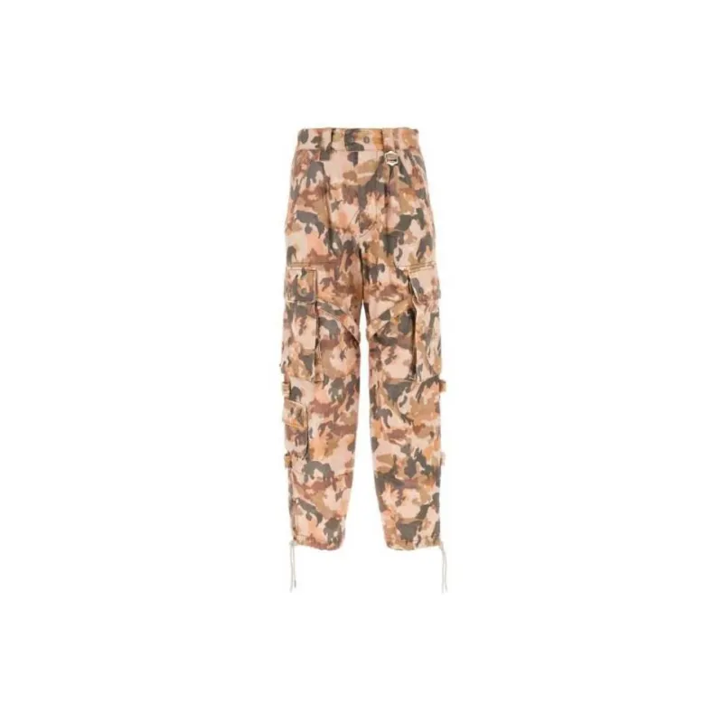 ISABEL MARANT Elore Abstract print Cotton Trousers-8