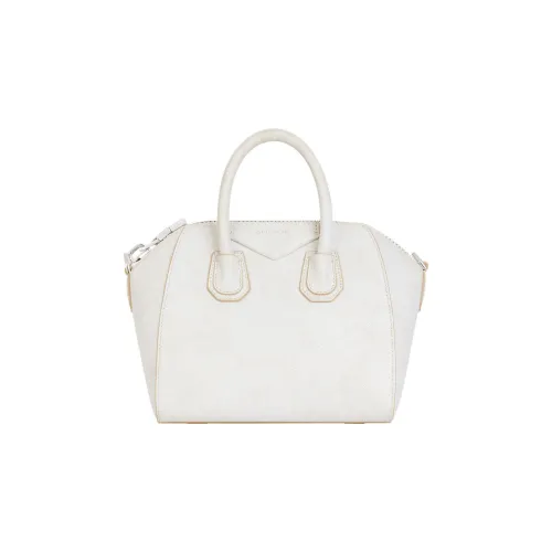 GIVENCHY Antigona Cow Leather Shoulder Bag Crossbody Bag Handbag Mini Women's Ivory White