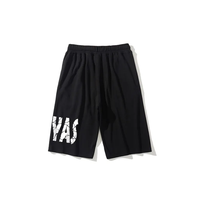 SANSYAS Casual Shorts Unisex Black-1