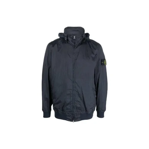 STONE ISLAND SS23 Nylon Meta Jackets Men Navy Blue