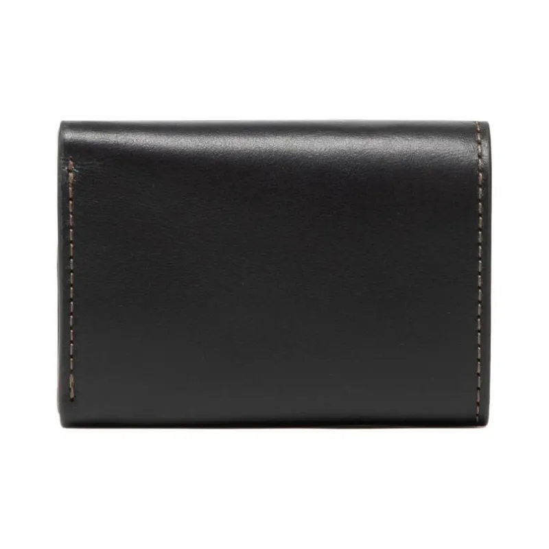 Furla Primula Grained Cow Leather Card Holder Wallet Women's Black-1