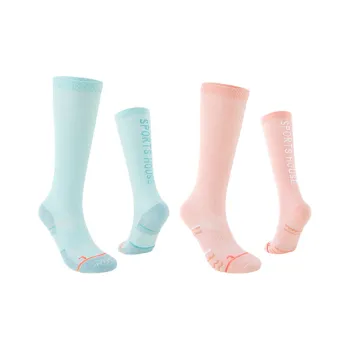 SPORT'S HOUSE Sports Socks Multicolor Nylon Cotton Women's 2 Pack