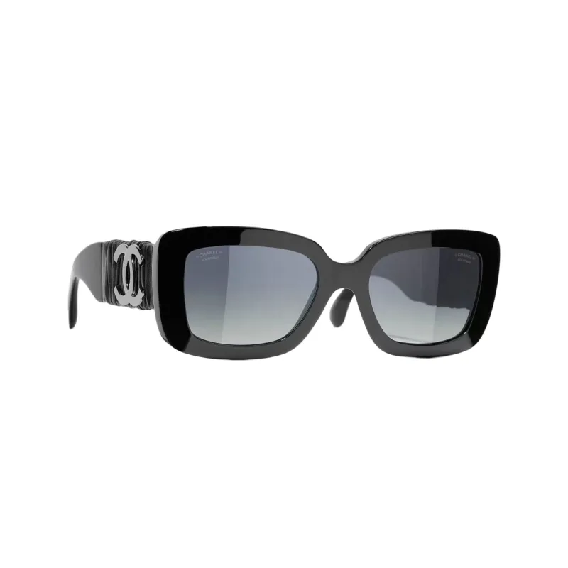 CHANEL Sunglasses Women's Black-1