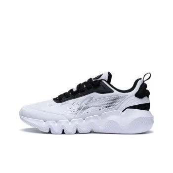LiNing LN Fle Anti Slip Wear Resistant Low Top Sports Casual Shoes Men's White Black