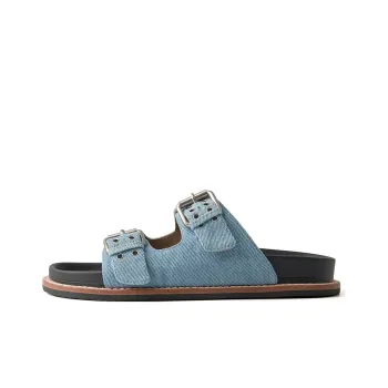 Beau Today Stylish Sandals Women's Denim Light Blue