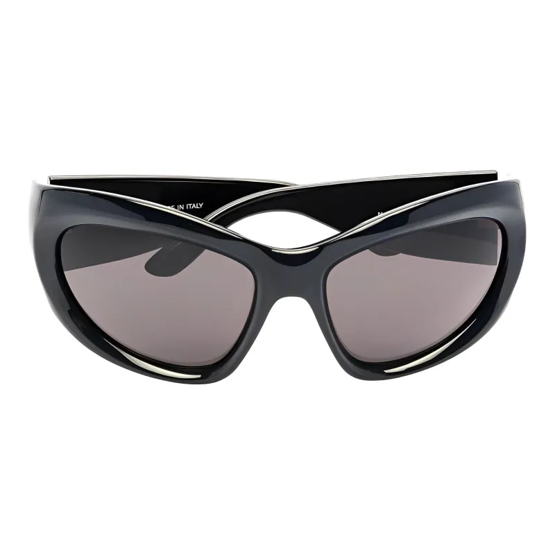 Balenciaga Wrap D-frame Sunglasses-1