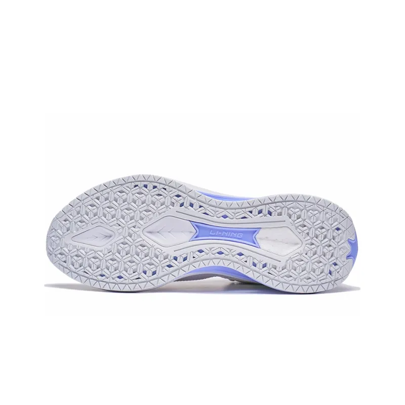 LiNing WuShi 5S 3.0 V2 Cushioning Anti-Slip And Wear-Resistant Low-Top Running Shoes Men's White Purple-4