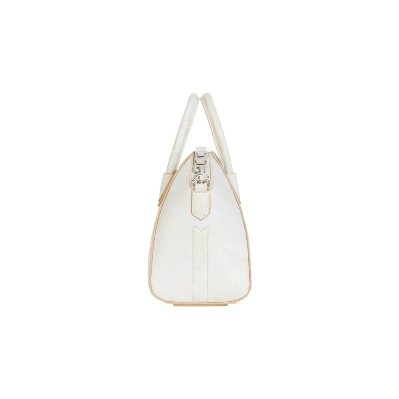 GIVENCHY Antigona Cow Leather Shoulder Bag Crossbody Bag Handbag Mini Women's Ivory White-1