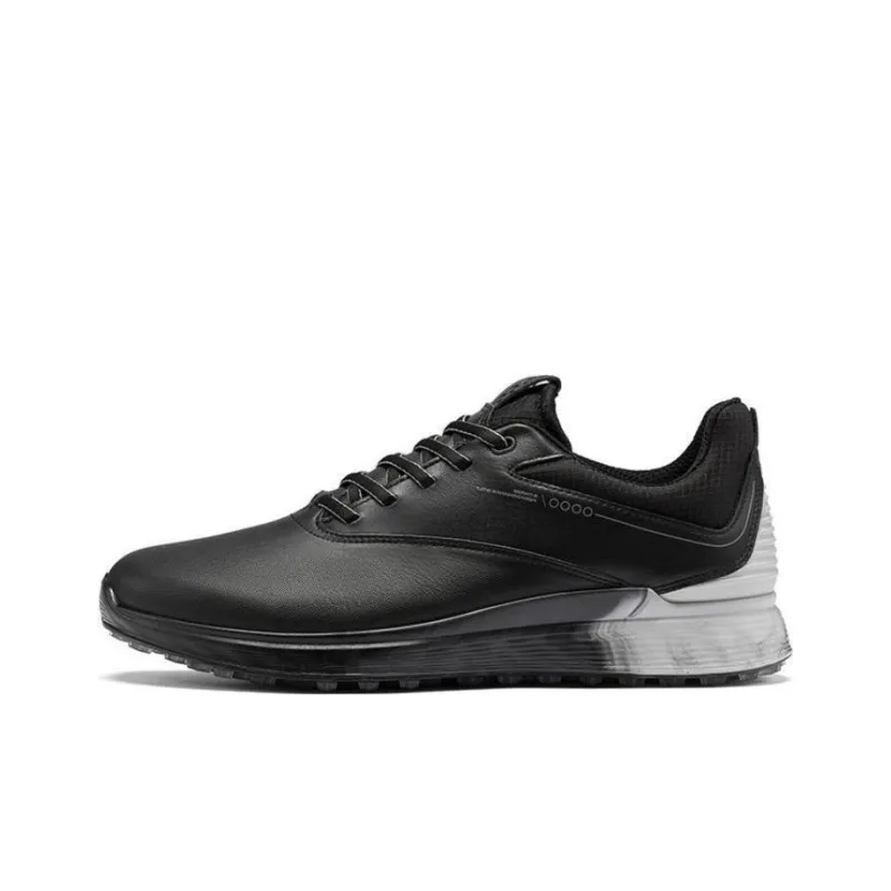Ecco Golf S3 Low Top Sports Casual Shoes Men's Black-0