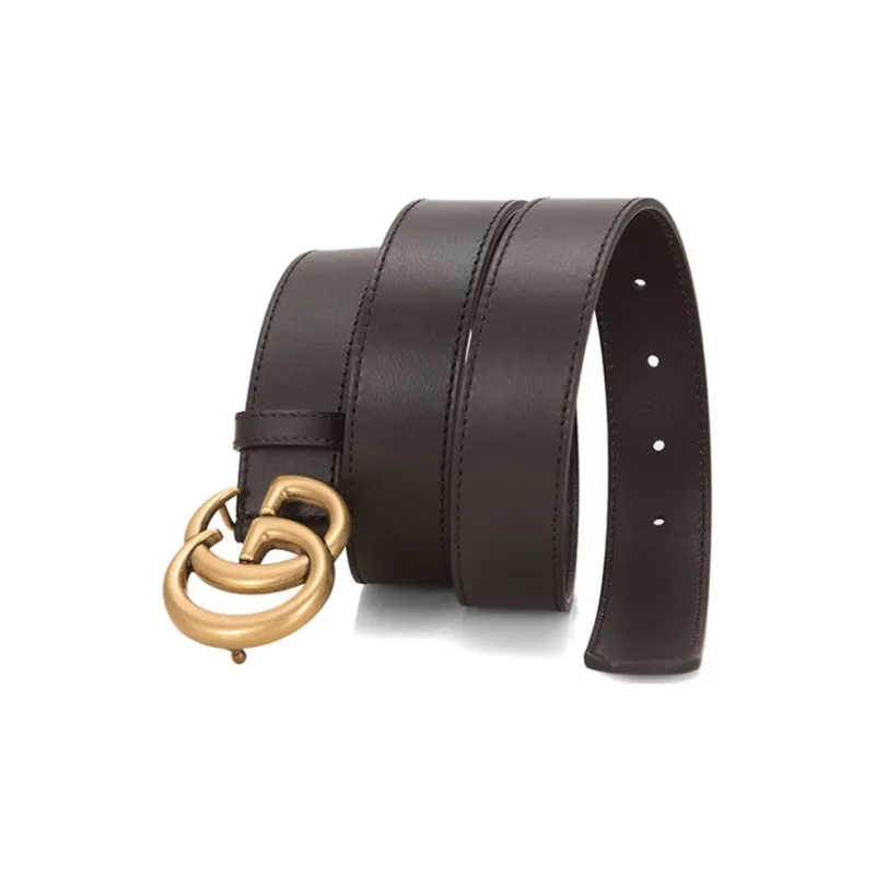 GUCCI Leather Belts Women's Dark Brown Box-4