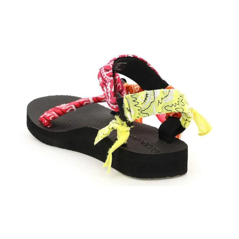 Arizona Love Stylish Sandals Women's Red Orange Yellow-14