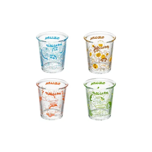 MDZF SWEET HOME x Crayon Shinchan Instagram Style Glass Cup Practical For Home Use Water Juice And Coffee