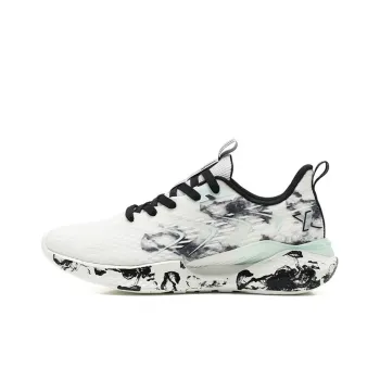 XTEP Low Top Running Shoes Men's White Black Green