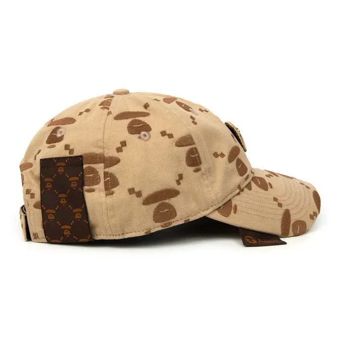 Aape Baseball Caps Unisex Brown BGH-2